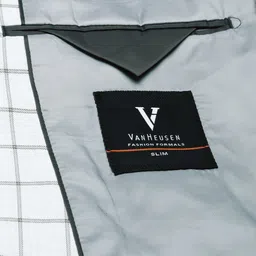 Van Heusen Men Checked Slim Fit Single-Breasted Blazer image 4