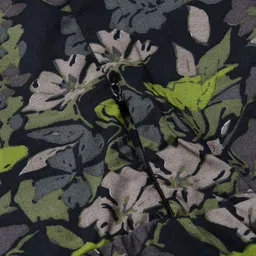 Nejo Floral Printed Puff Sleeve Maternity A-Line Midi Dress image 5