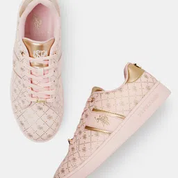 U.S. Polo Assn. Women Printed Comfort Insole Lace-Ups Sneakers-picture-36