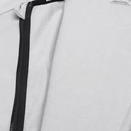 Puma Women Grey Brand Logo STUDIO FOUNDATION Yoga Sporty Sustainable Jacket image 2