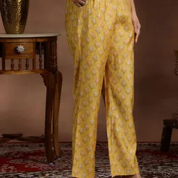 Libas Women Floral Printed Regular Kurta with Palazzos & With Dupatta image 2