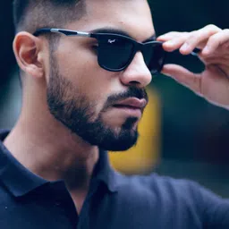 RESIST EYEWEAR Unisex Wayfarer Sunglasses With UV Protected Lens image 4