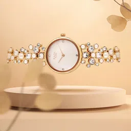 Titan Raga Women Pearly White Dial Watch with Swarovski Elements NH95032WM01J-picture-40