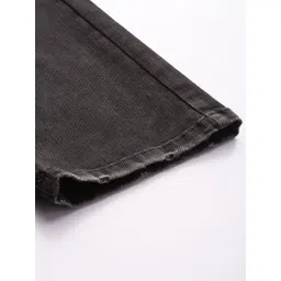 Mast & Harbour Men Black Straight Fit Mid-Rise Clean Look Stretchable Jeans image 3