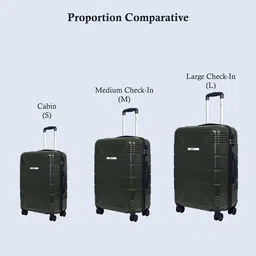 Luggero Set Of 2 Textured Hard-Sided Trolley Bags Suitcase image 2