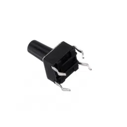 6x6x12mm Tactile 4 Pin Push Button Switch - 5 Pieces Pack image 2