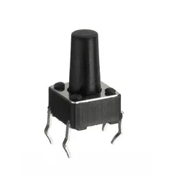 6x6x12mm Tactile 4 Pin Push Button Switch - 5 Pieces Pack image 3