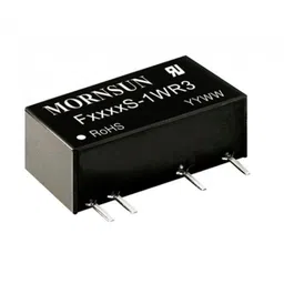 F0524S-1WR3 Mornsun 5V to 24V DC-DC Converter 1W Power Supply Module - SIP Package image 1