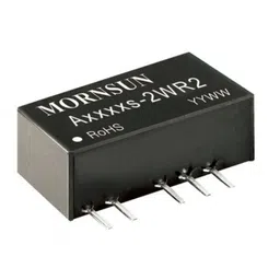 A0512S-2WR2 Mornsun 5V to ±12V DC-DC Converter 2W Power Supply Module - Miniature SIP Package image 1