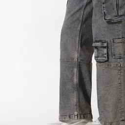 ONLY Women Relaxed Fit Mildly Distressed Heavy Fade Jeans image 4