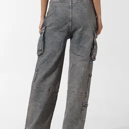 ONLY Women Relaxed Fit Mildly Distressed Heavy Fade Jeans image 5