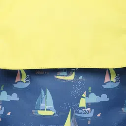 Wildcraft Unisex Blue & Fluorescent Green Graphic Backpack image 5