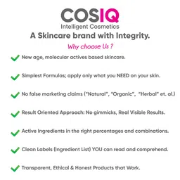 CosIQ Vit-A 1% Granactive Retinoid in Squalane Anti Ageing & Anti Acne Face Serum - 30 ml image 2