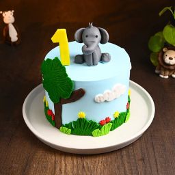 Elephant Safari Cake-image-17