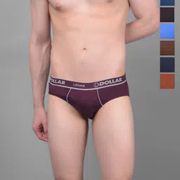 Dollar Pack Of 7 Low Rise Cotton Assorted Basic Briefs MLHBR-02-AST1-PO7-picture-32