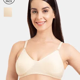 Tweens Beige Pack of 3 Solid Non-Wired Non Padded Everyday Bra-picture-28
