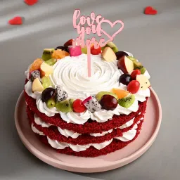 Layers Of Love Red Velvet Fruit Cake image 2