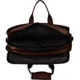 LOREM Unisex Textured Messenger Bag image 3