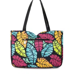 KLEIO Canvas Printed Shoulder Tote Bag image 4