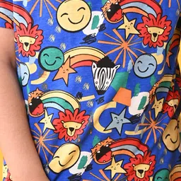 Anthrilo Boys Conversational Printed Pure Cotton Night Suit image 3