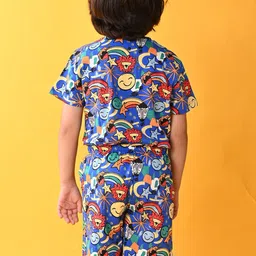 Anthrilo Boys Conversational Printed Pure Cotton Night Suit image 5