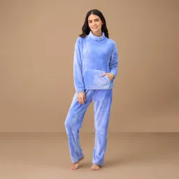 Nykd By Nykaa Luxe Fur Pants - NYS121 - Blue image 5