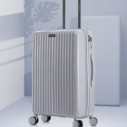 Nasher Miles Auroville Textured Hard Sided Large Trolley Bag image 1