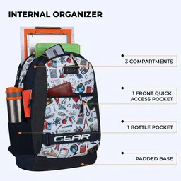Gear Boys Graphic Printed Backpack image 4