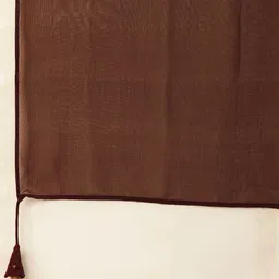 SWAGG INDIA Women Brown Ethnic Motifs Embroidered Sequinned Top with Palazzos & With Dupatta image 4