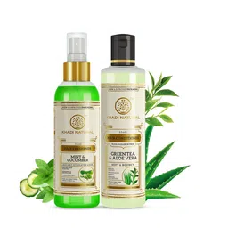 Khadi Natural Ayurvedic Mint and Cucumber Face Spray & Hair Conditioner-picture-25