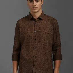 Louis Philippe Sport Men Geometric Printed Slim Fit Opaque Casual Shirt-picture-22