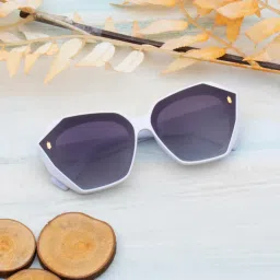 TED SMITH Iconic Cat Eye Polarized Grey Sunglasses for Womens image 2