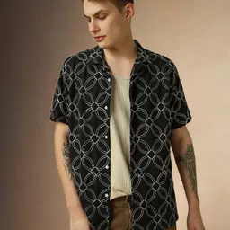 Dennis Lingo Men Opaque Printed Casual Shirt image 1