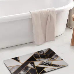 FABINALIV Multi-Color Geometric Rubber Bath Mat (60 x 40 cm)-picture-27