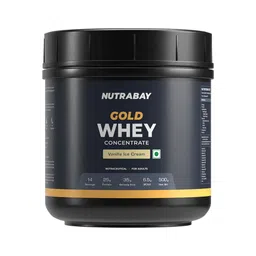 Nutrabay Gold Concentrate Whey Protein,  1.1 lb  Vanilla Ice Cream -picture-25