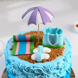 Beachside Theme Cake image 4