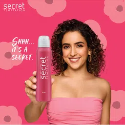 Secret Temptation Womens Pack of 3 Mystery, Play and Pink Deodorant image 2