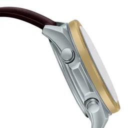 CASIO Men Leather Straps Analogue and Digital Chronograph Watch-EX530 ECB-900GL-1ADR image 3