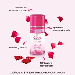 ROSA Set Of 15 Gulab Jal Rose Water To Remove Dust - 35 ml Each image 2