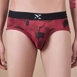 Masch Sports Pack Of 2 Printed Anti Microbial Basic Briefs BRF-2-PRT-EI-RED-ET-RED-picture-30