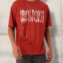 Kook N Keech Urban Style Fish Eye Cut-Outs Printed Relaxed Fit T-shirt-picture-18