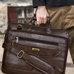 LOREM Unisex Textured Laptop Bag Up to 16 inch image 4