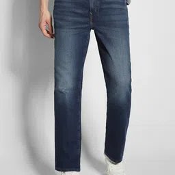 AMERICAN EAGLE OUTFITTERS Men Bootcut Low Distress Light Fade Jeans image 1