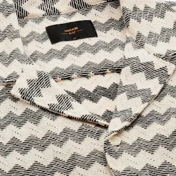 SPYKAR Self Design Textured Knitted Cuban Collar Relaxed Fit CasualShirt image 2