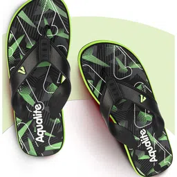 Aqualite Men Printed Thong Flip-Flops image 1