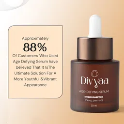 DIVYAA Divine Age-Defying Serum With Aloe Vera & Rosemary For Even Tone - 30 ml image 5