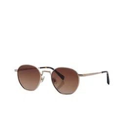 Shisen Fox TORA Unisex Aviator Sunglasses SG153-Gold image 3