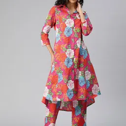 Readiprint Fashions Women Printed Pure Cotton Tunic with Palazzos-picture-29