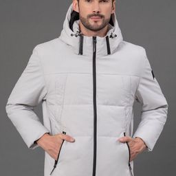Red Tape Men Solid Laminated Padded Jacket with Detachable Hood-picture-2