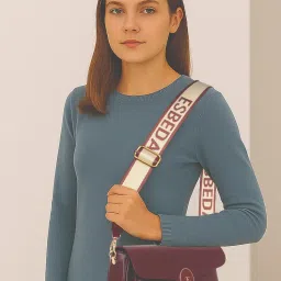 ESBEDA Maroon Colour Stylish Elegance Sling Bag For Women-image-33